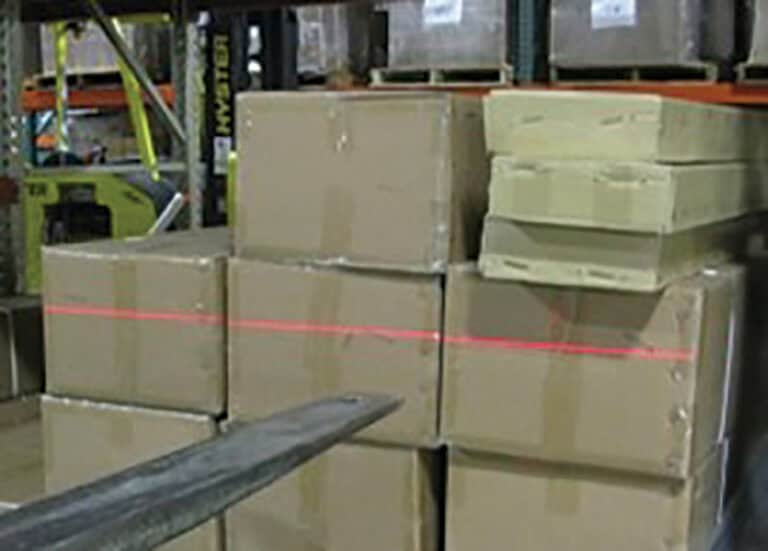 Laser-Guide Fork Guidance System - Forklift Training Systems