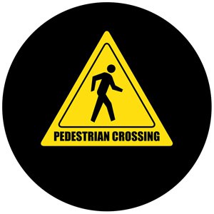 Ped Xing Triangle Sign